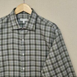 Peter Millar Performance Flannel Sport Shirt L